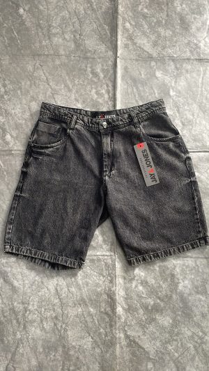 Bermuda Jeans Masculina Jay Jones – Lavagem Preta
