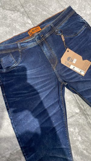 skinny, lavagem azul escuro